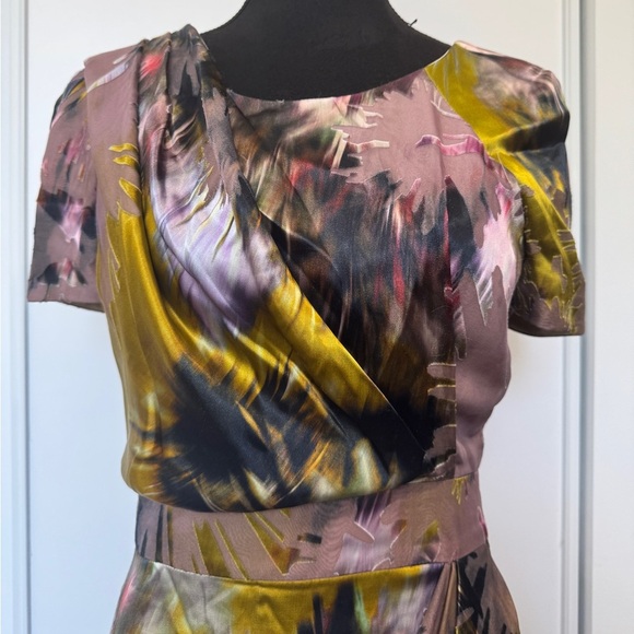 Matthew Williamson Draped Silk Blend Mini Dress - Picture 4 of 11